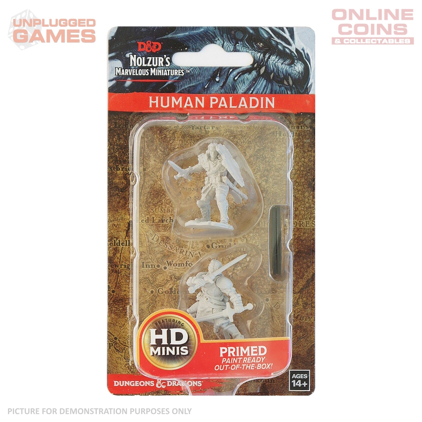 Dungeons & Dragons Nolzurs Marvelous Unpainted Miniatures - Human Paladin